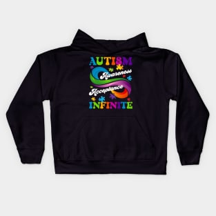 AUTISM AWARENESS INFINITE ACCEPTANCE Kids Hoodie